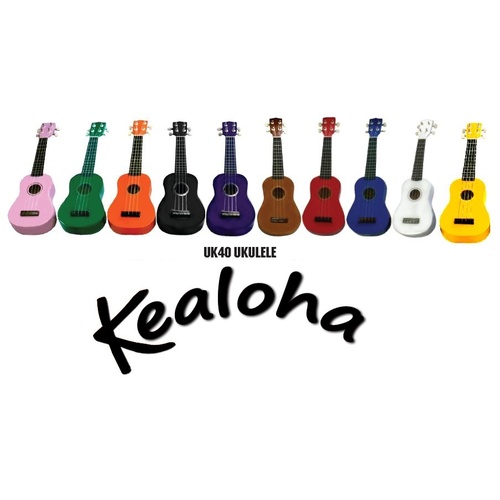Kealoha Coloured (Kids) Soprano Ukulele