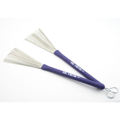Vic Firth Jazz Brushes Heritage Smooth Rubber Purple