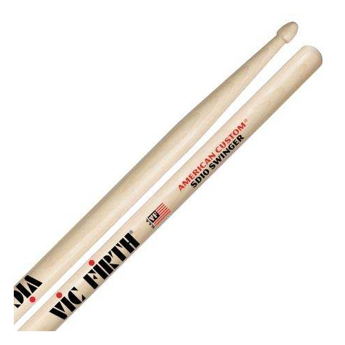 SD10 Vic Firth SD10 Swinger Drumstick - Maple - Wood Tip