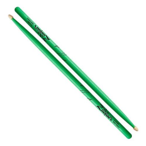 Zildjian Drumsticks Hickory 5A Acorn Neon Green