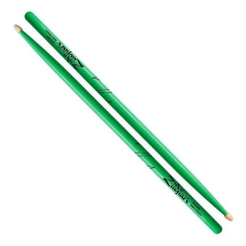 Zildjian Drumsticks Hickory 5A Acorn Neon Green