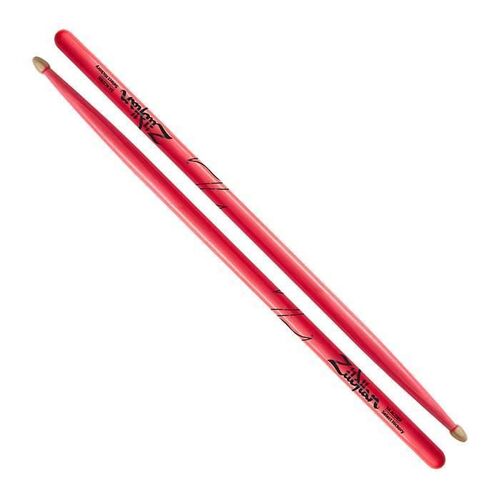 Zildjian Drumsticks Hickory 5A Acorn Neon Pink